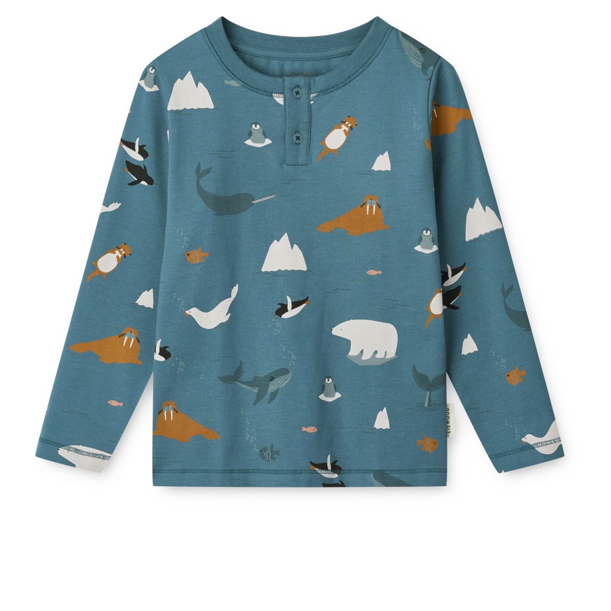 Liewood Wilhelm Printed Pyjama Set - Arctic Sea / Ocean view - PYJAMAS SET