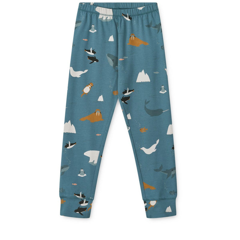 Liewood Wilhelm Printed Pyjama Set - Arctic Sea / Ocean view - PYJAMAS SET