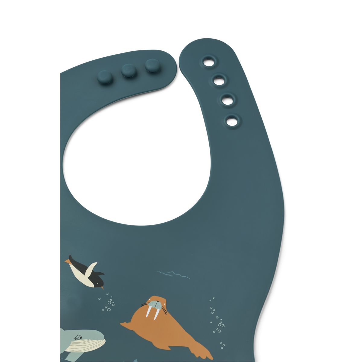 Liewood Ember Printed Bib 2-pack - Arctic Sea / Ocean view - BIB