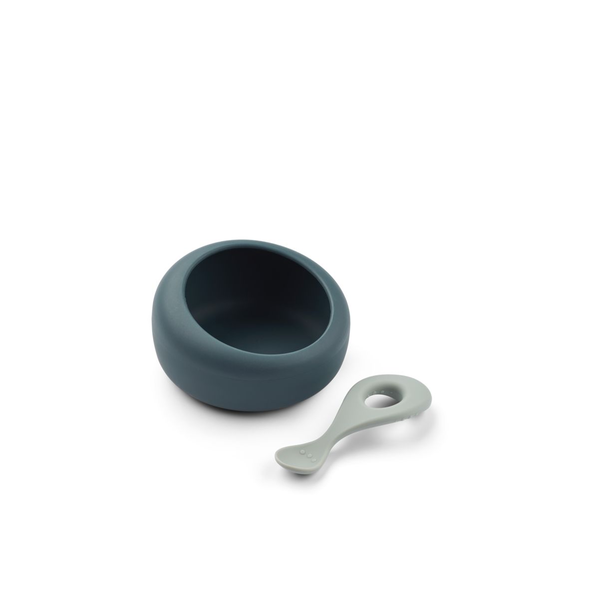 Liewood Sparia Bowl with spoon - Whale blue / Dove blue - BOWL