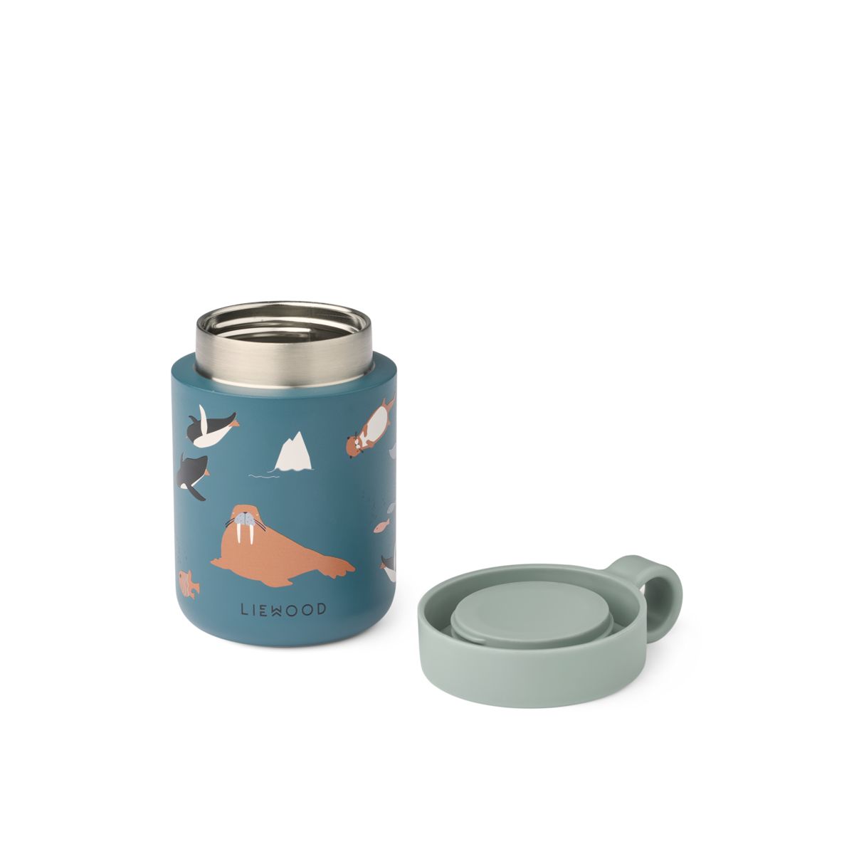 Liewood Kiani Food Jar - Arctic Sea / Ocean view - FOOD JAR