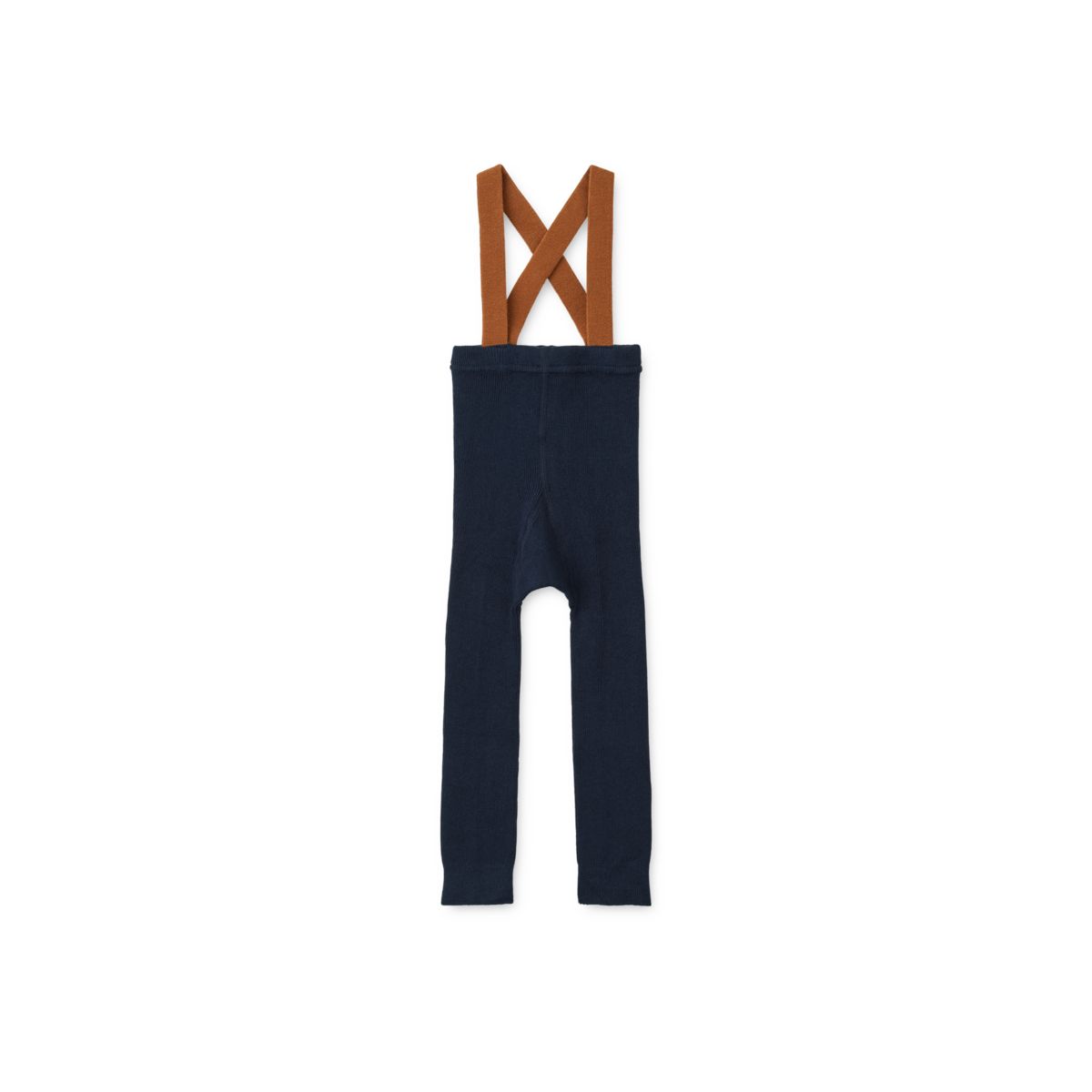 Liewood Cuno Suspender Tights - Classic navy / Golden caramel - LEGGINGS