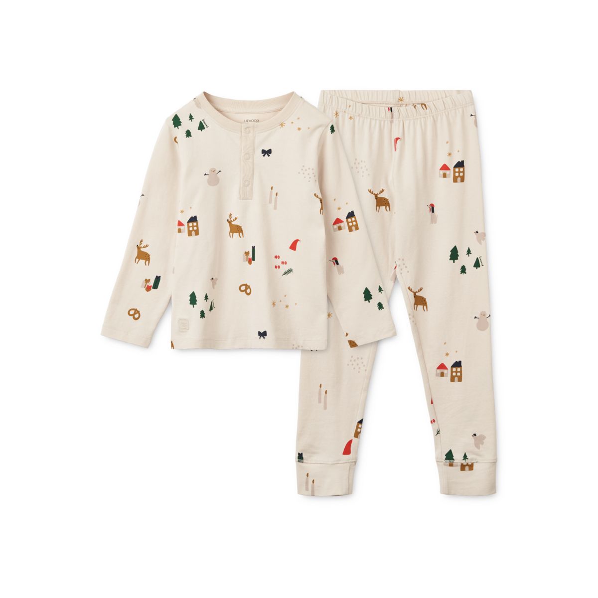 Wilhelm Printed Pyjama Set - Holiday / Sandy