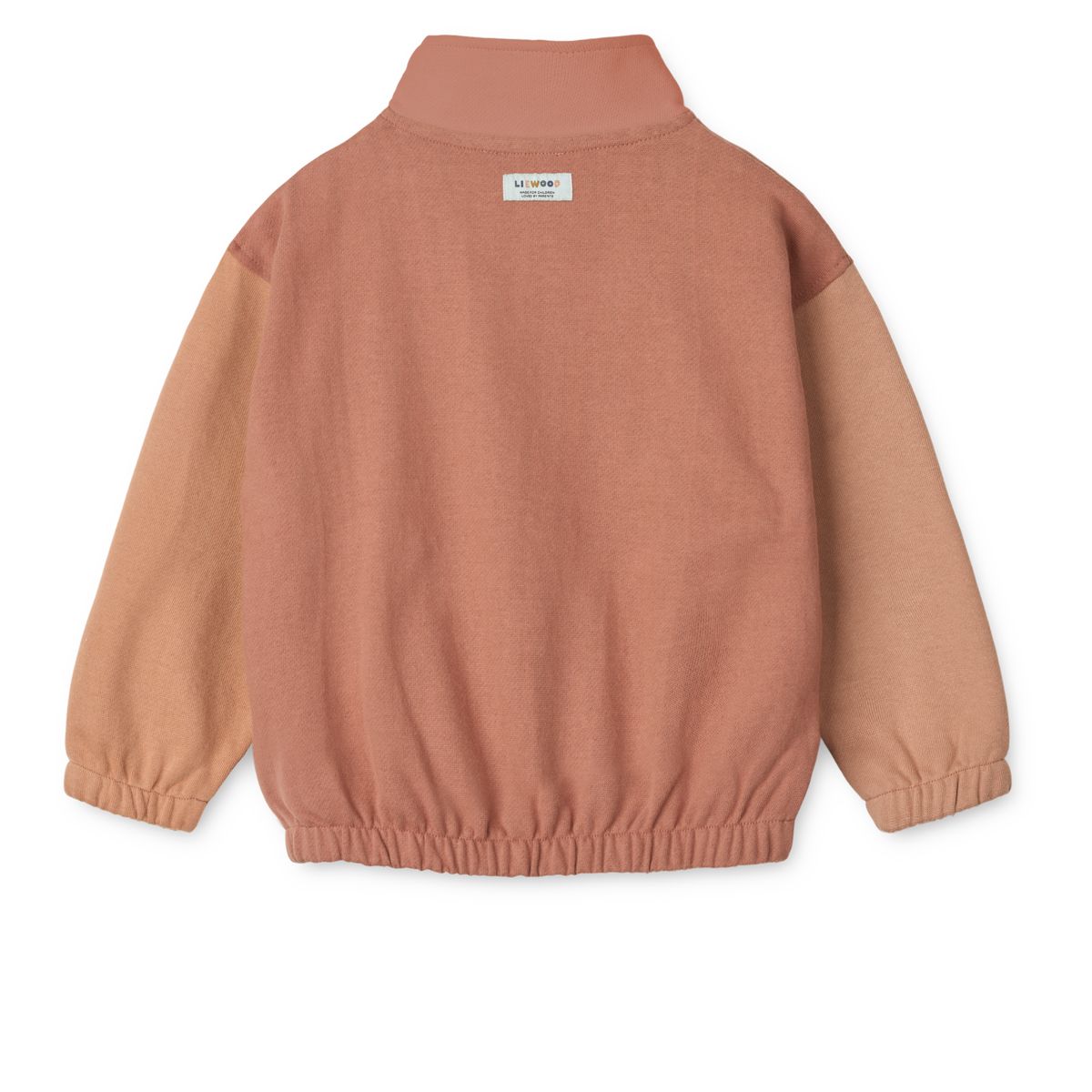 Liewood Cassius Zip-up Sweatshirt - Tuscany rose multi mix - SWEATSHIRT