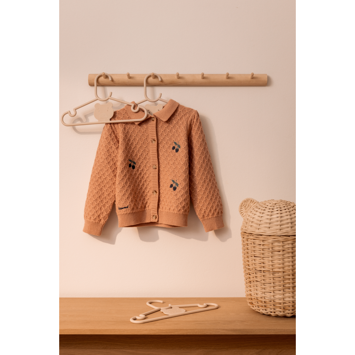 Liewood Jane Knit Cardigan - Pale tuscany - CARDIGAN