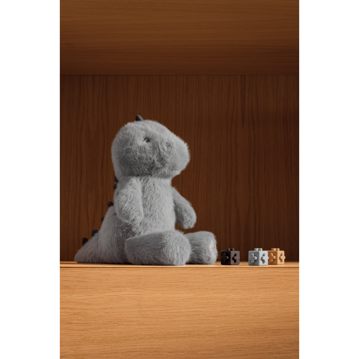 Liewood Binnie Stegosaurus Teddy - Blue fog - TEDDY