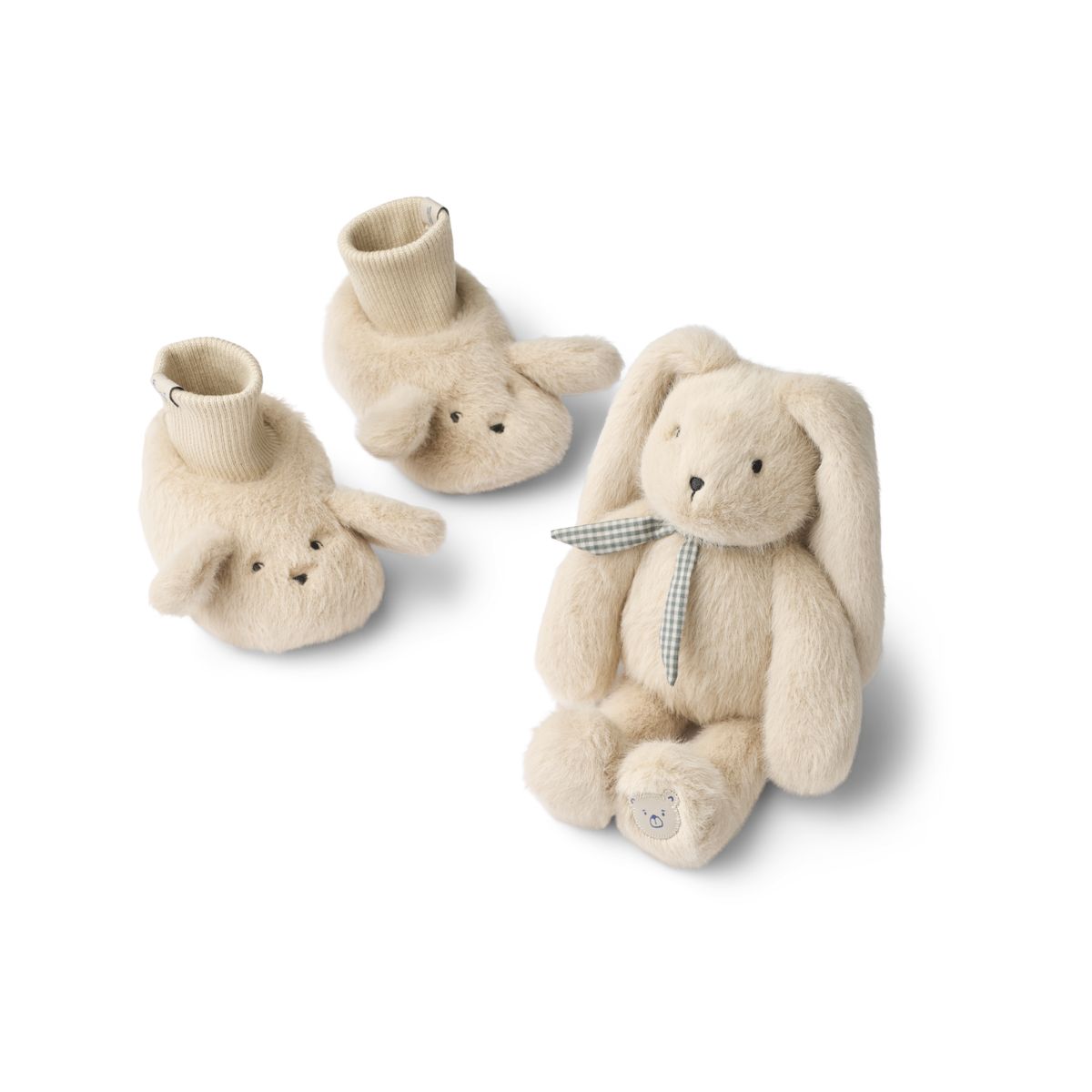 Liewood Basim Plush Baby Gift Set - Mist - TEDDY