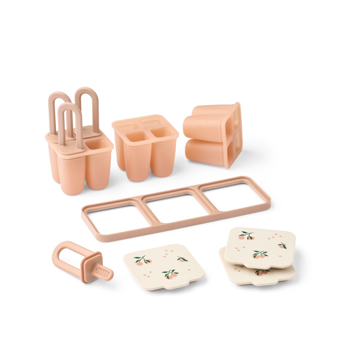 Liewood Kaimen Food & Ice Pop Tray - Peach / Sea shell - ICE POP