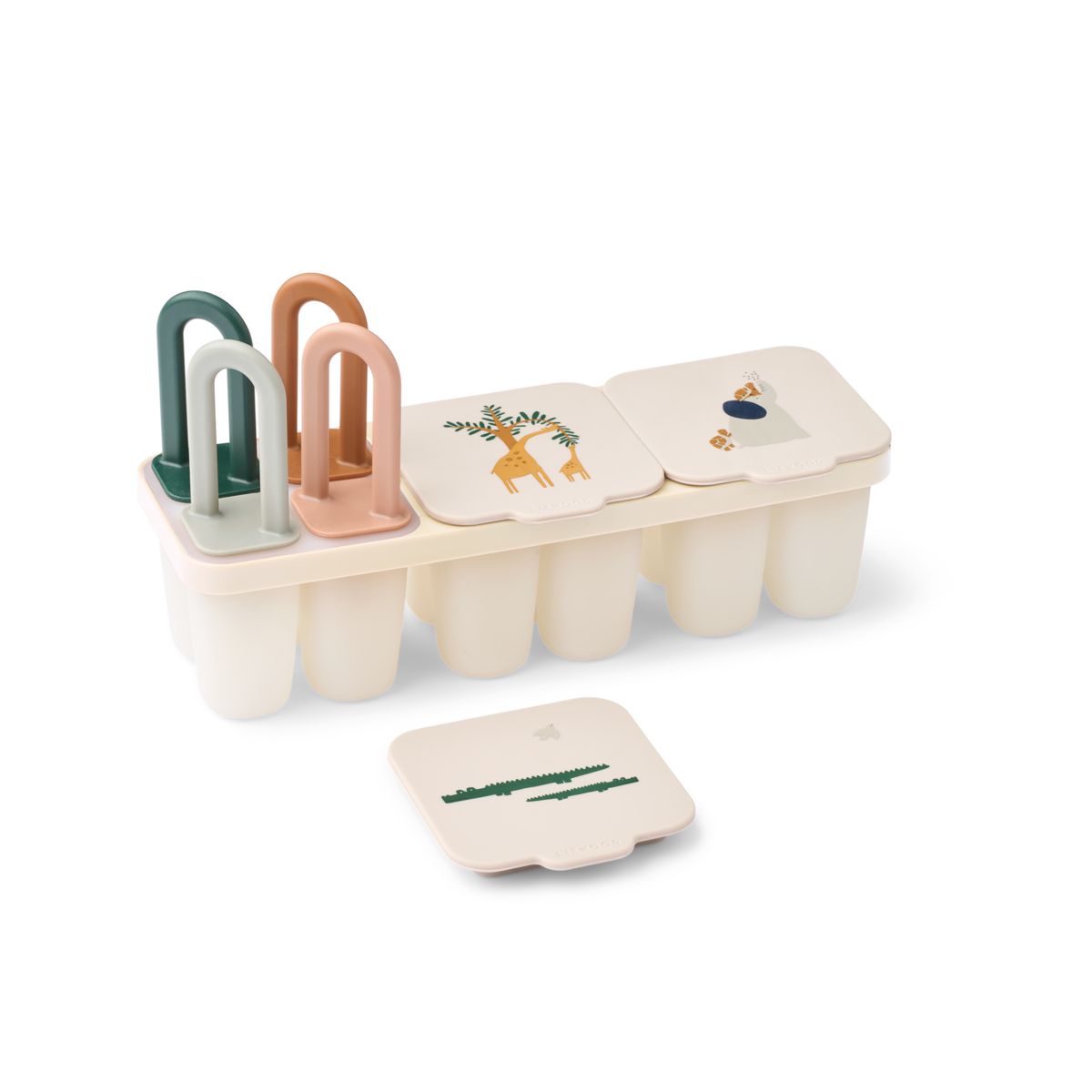 Liewood Kaimen Food & Ice Pop Tray - All together / Sandy - ICE POP
