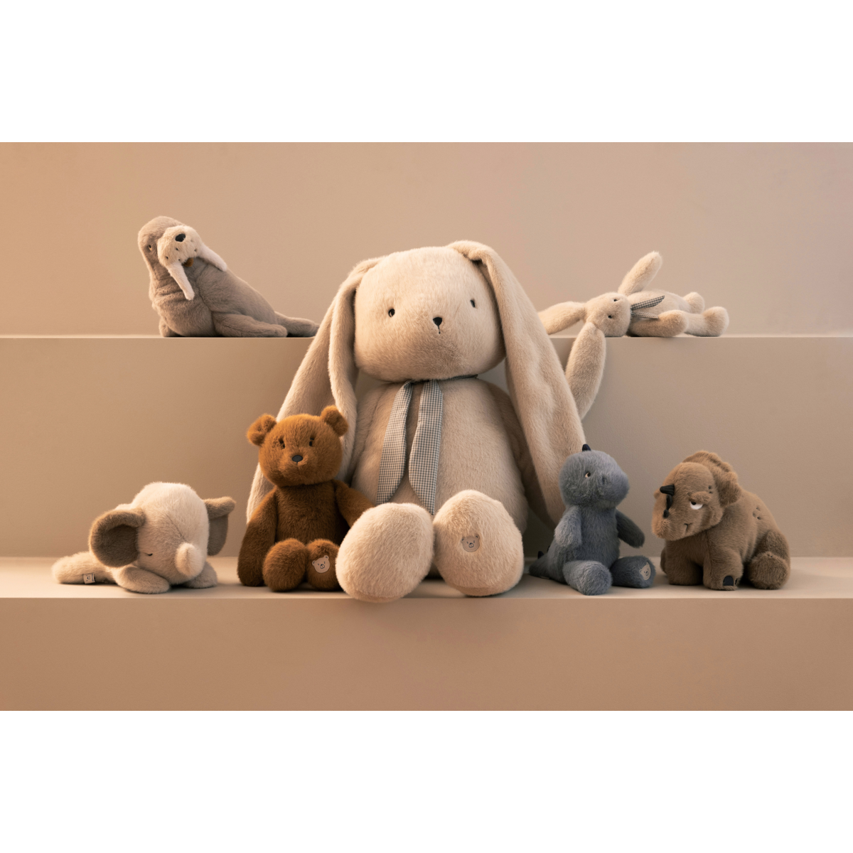Liewood Berto Walrus Teddy - Stone beige - TEDDY