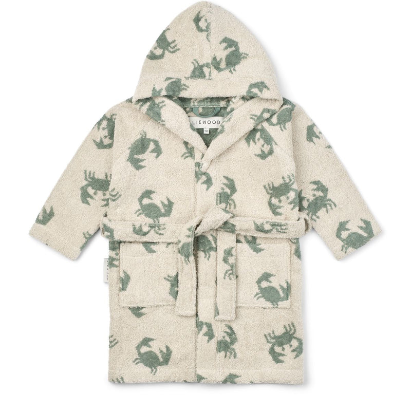 Liewood Lilana Bathrobe - Crab / Sandy - TOWEL / WASHCLOTH