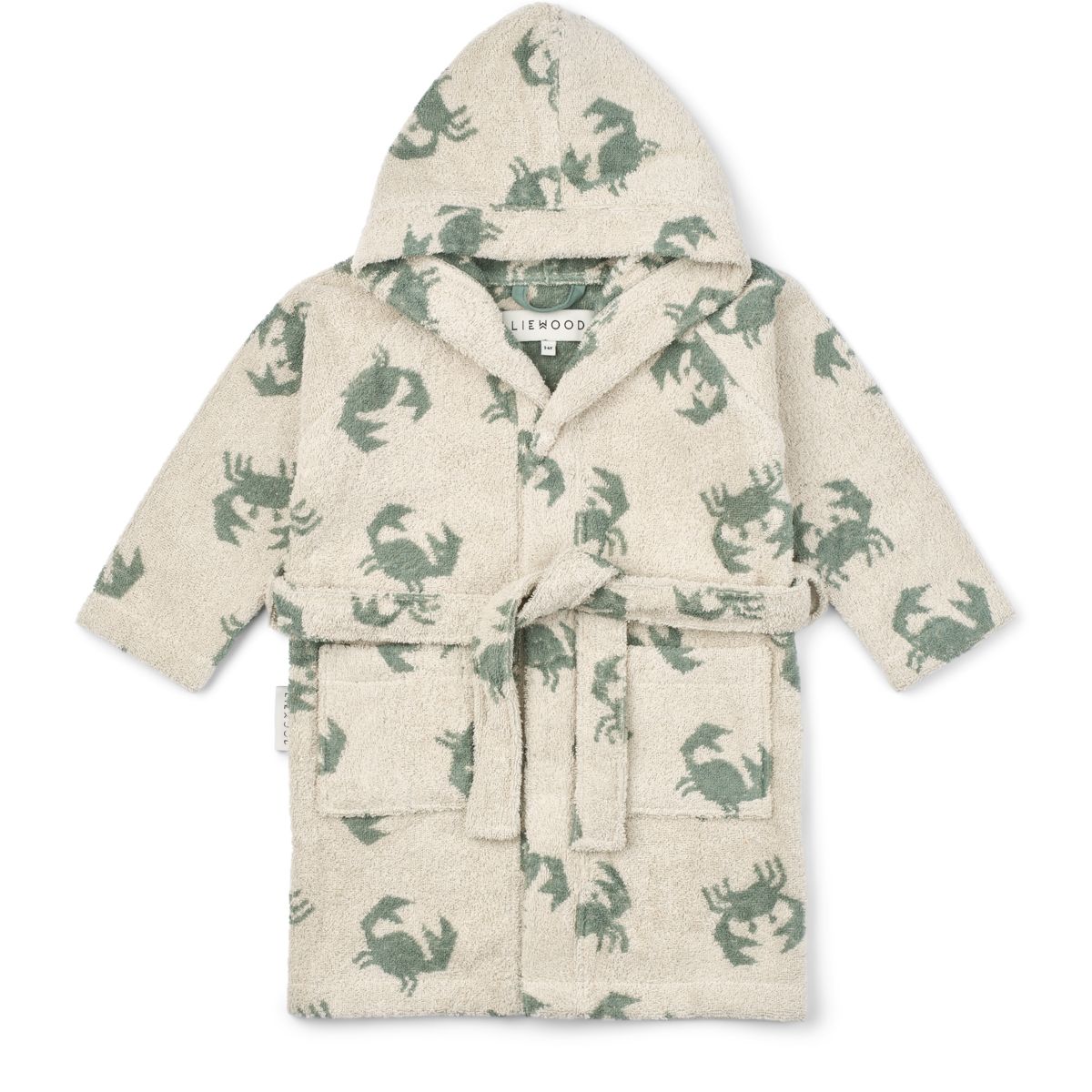 Liewood Lilana Bathrobe - Crab / Sandy - TOWEL / WASHCLOTH