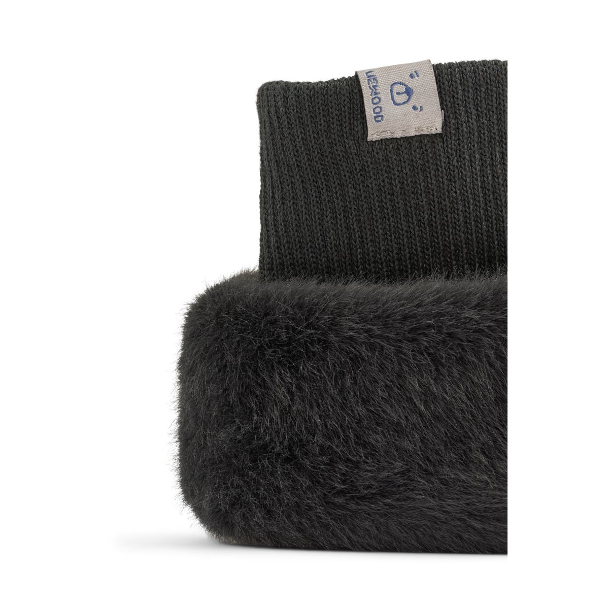 Liewood Beth Penguin Plush Slippers - Sandy / Dark grey - INDOOR SLIPPERS