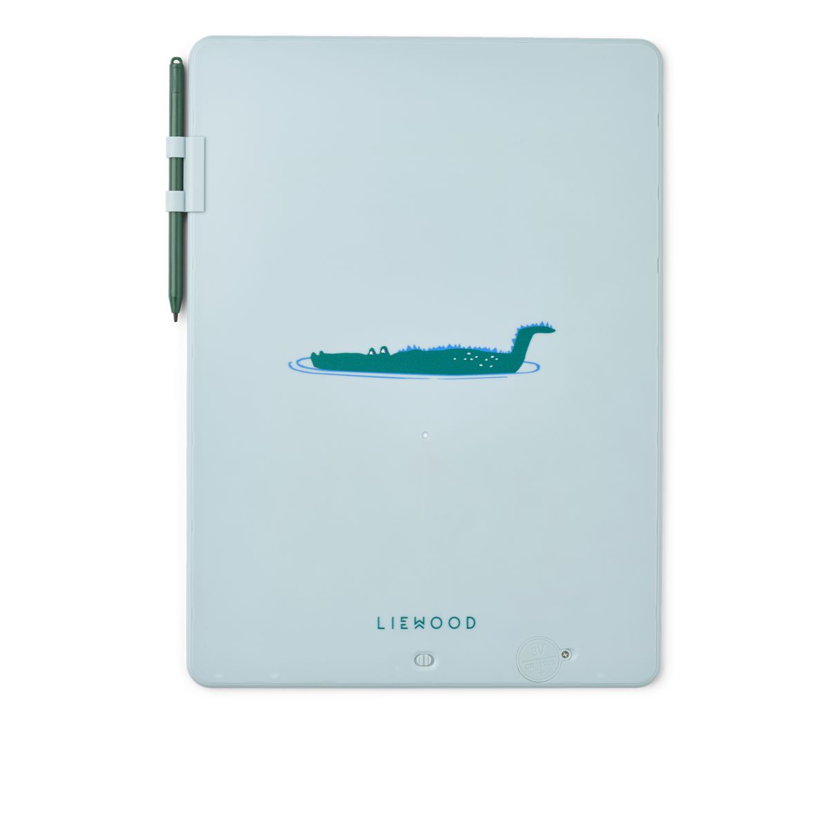 Liewood Zora LCD Drawing Board 13,5 inches - Croco / Dove blue - CREATIVE TOYS