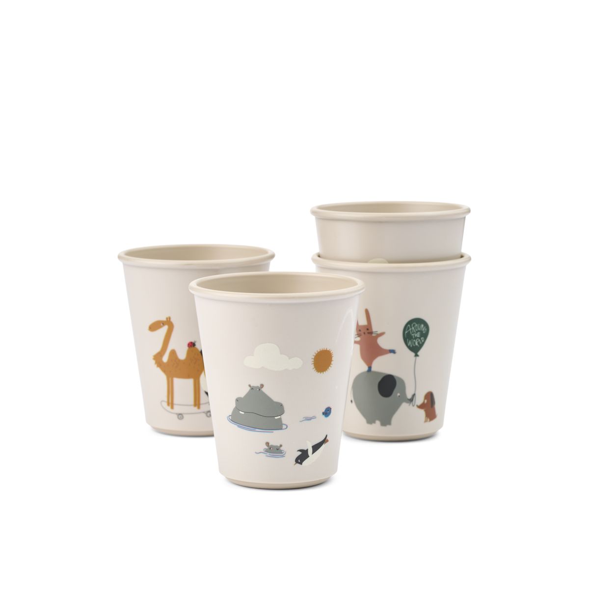 Lana Cup 4-Pack - Around the world / Sandy