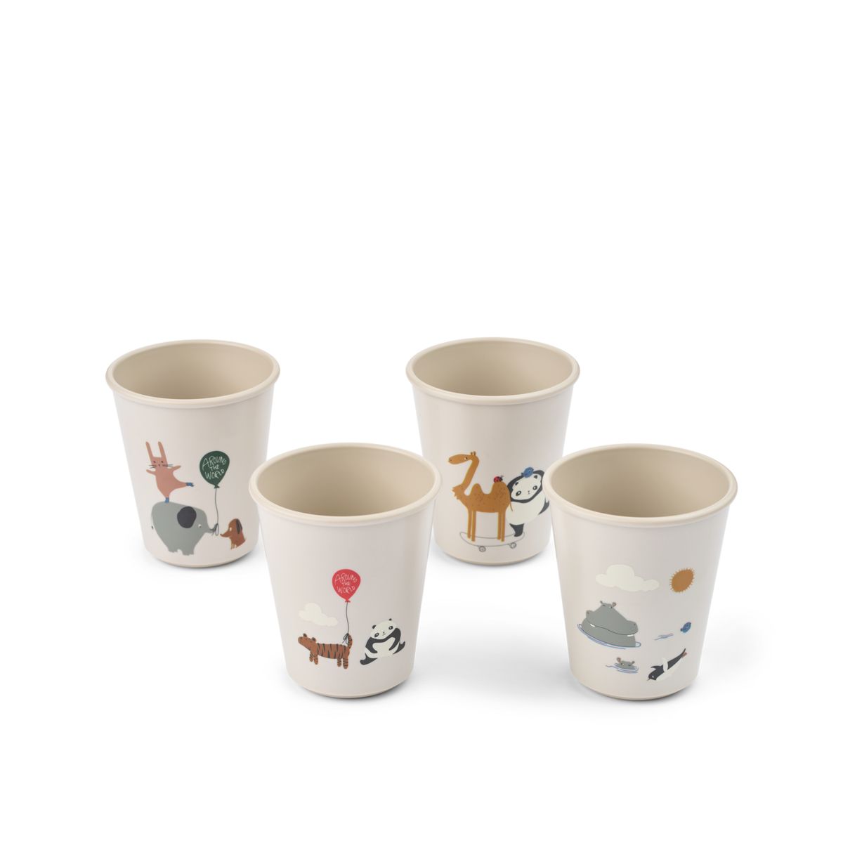 Lana Cup 4-Pack - Around the world / Sandy