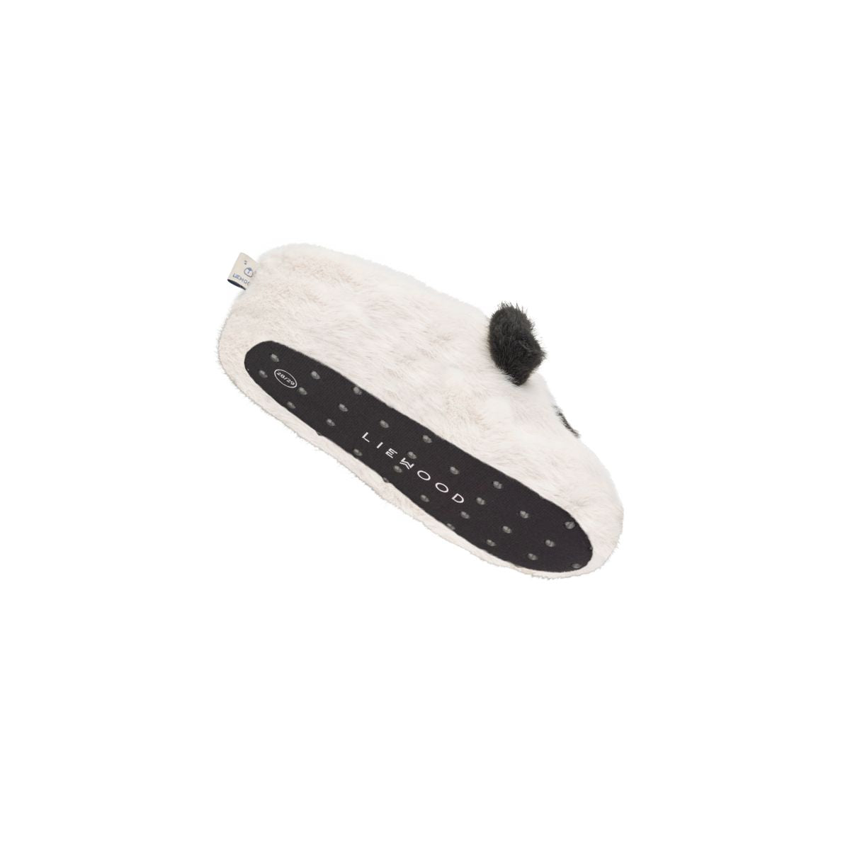 Liewood Aviaja Panda Slippers - Sandy / Dark grey - INDOOR SLIPPERS