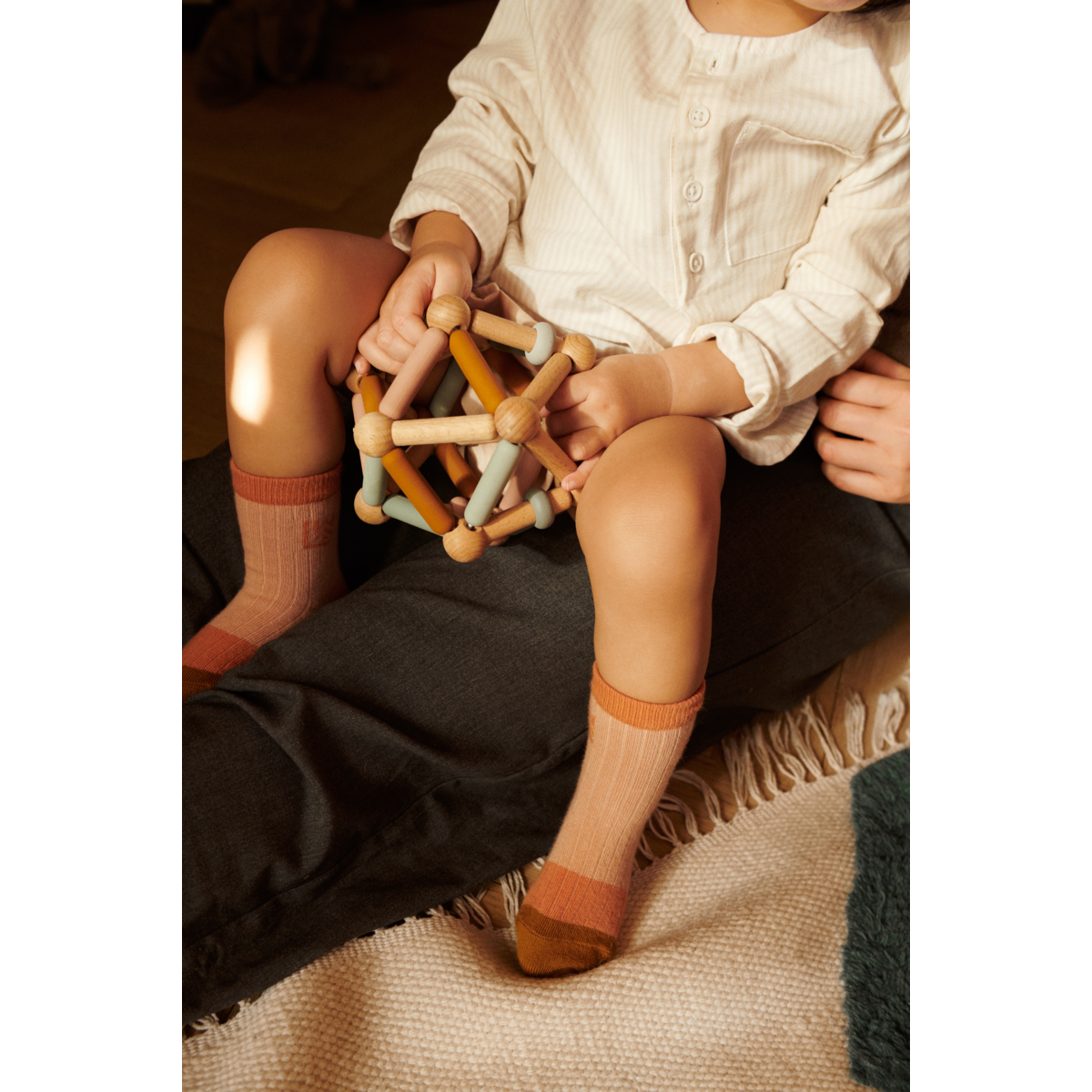 Liewood Annemette Baby Motoric Toy - Mustard multi mix - RATTLE