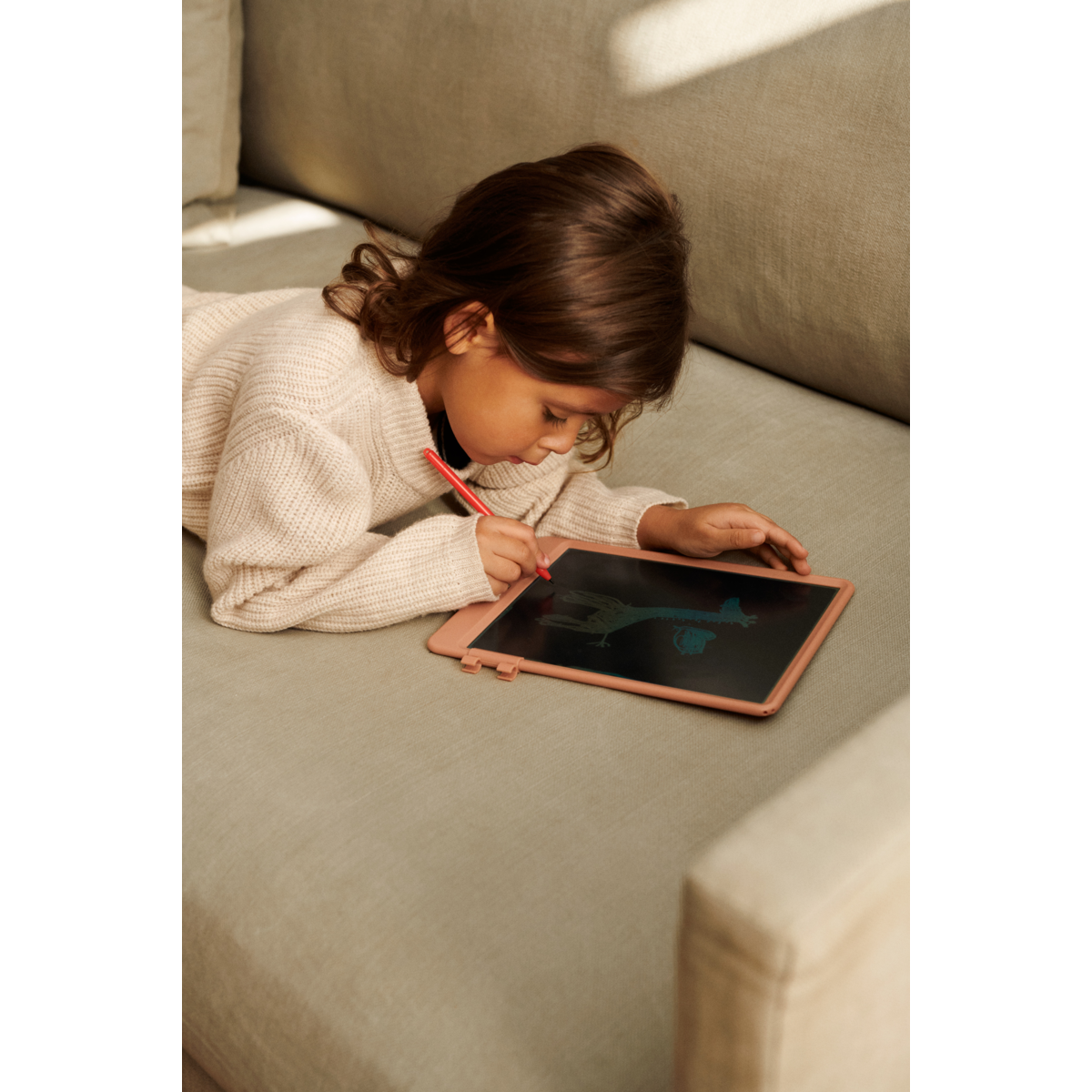 Liewood Zora LCD drawing board 10 inches - Sandy - CREATIVE TOYS