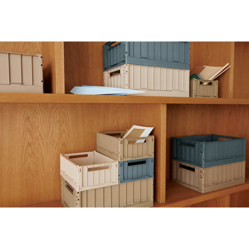 Liewood Weston Small Storage Box 2-Pack - Oat - STORAGE BOX