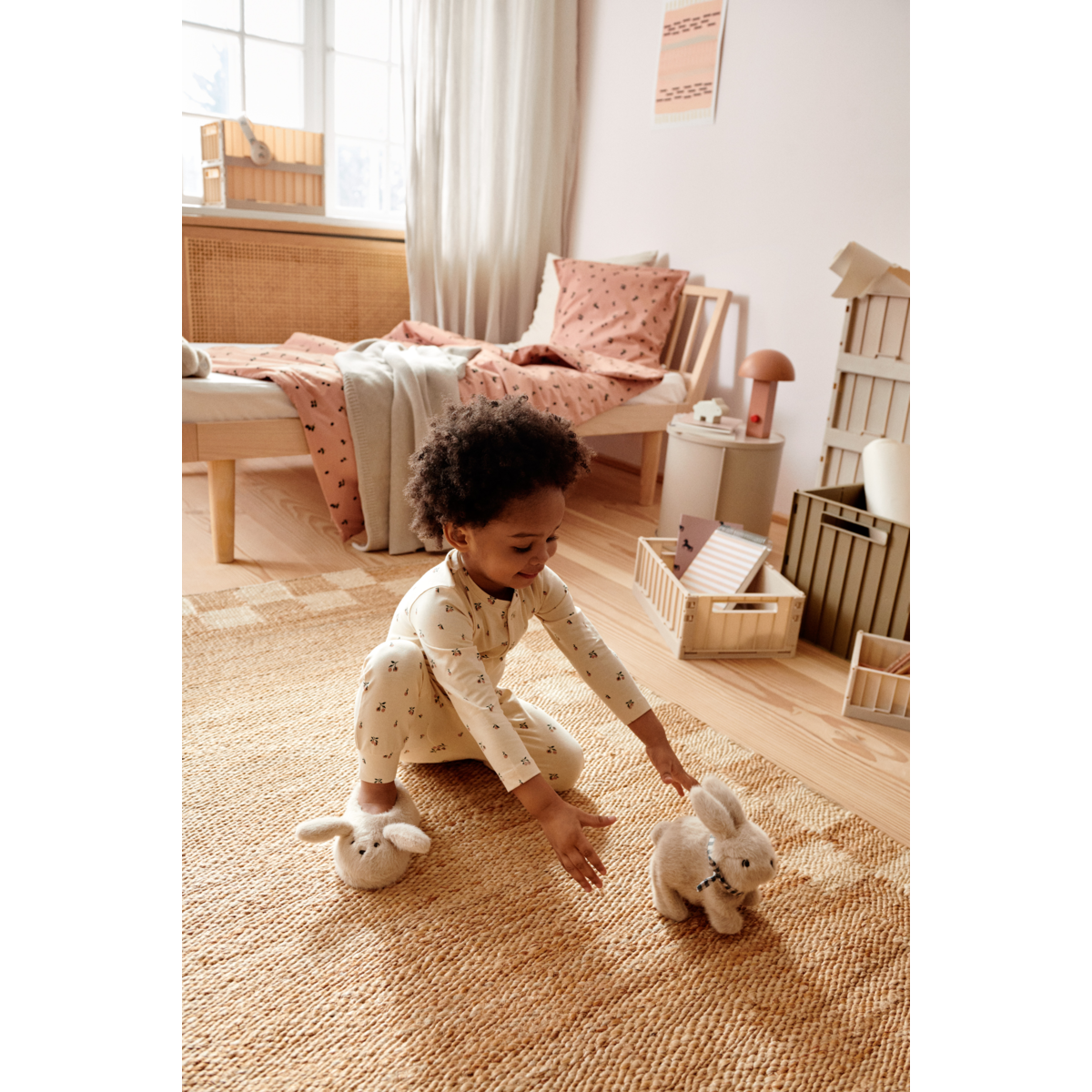 Liewood Dev Motoric Rabbit Teddy - Mist - TEDDY