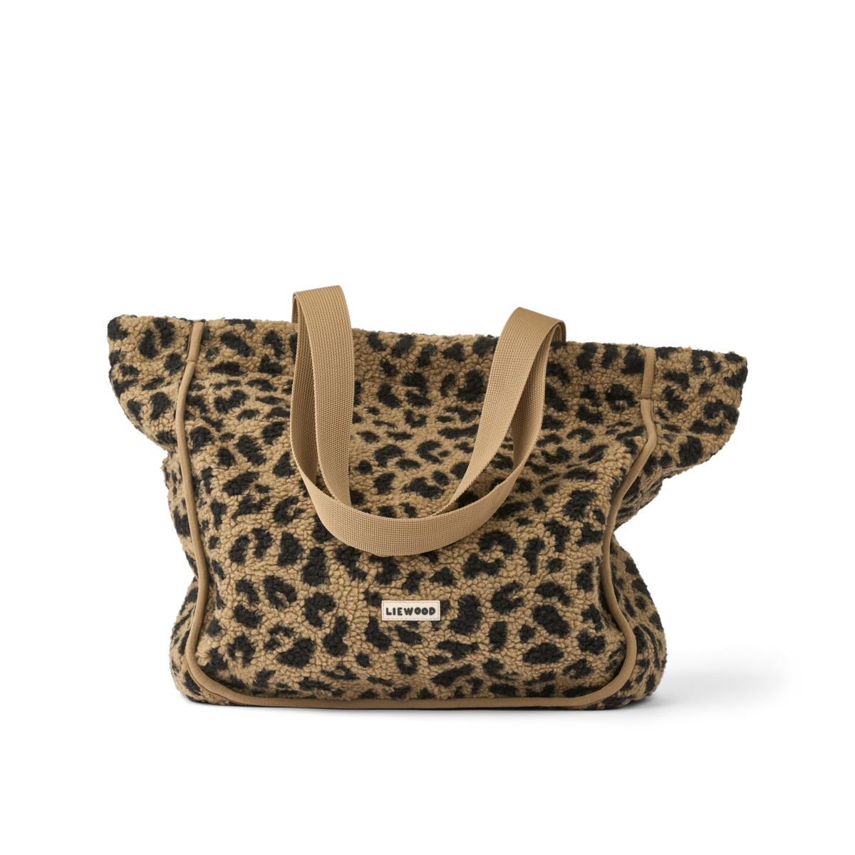 Liewood Reed Pile Tote Bag - Mega leo / Oat mix - TOTEBAG