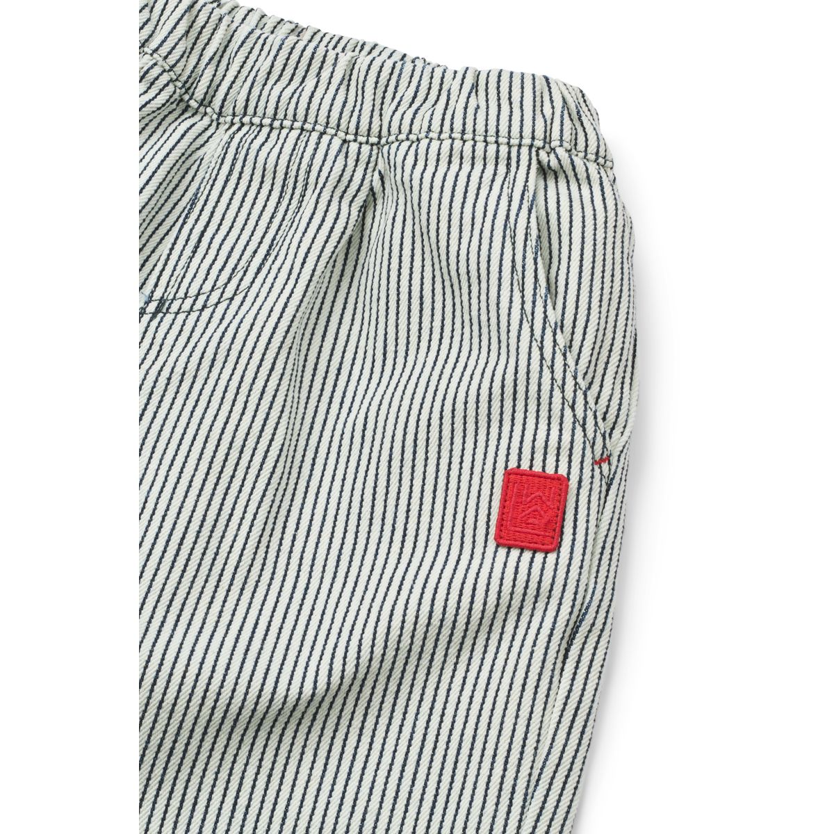 Liewood Borris Stripe Denim Trousers - Classic navy / Creme de la creme - PANTS