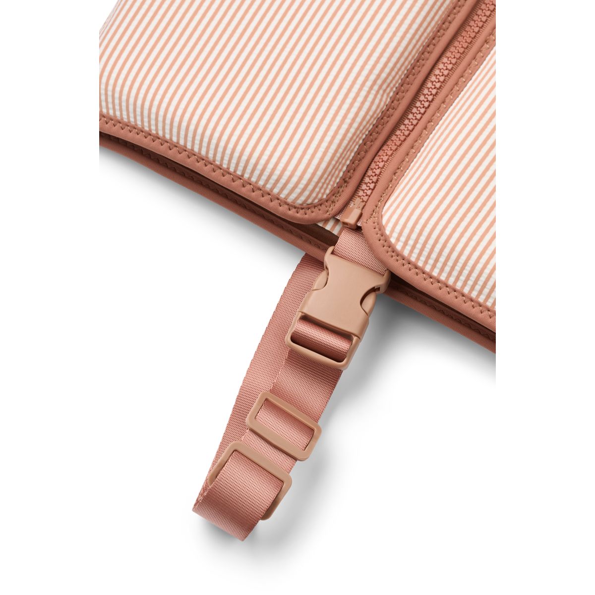 Liewood Dove Seersucker Swim Vest - Y/D stripe Pale tuscany / Creme de la creme - SWIM VEST