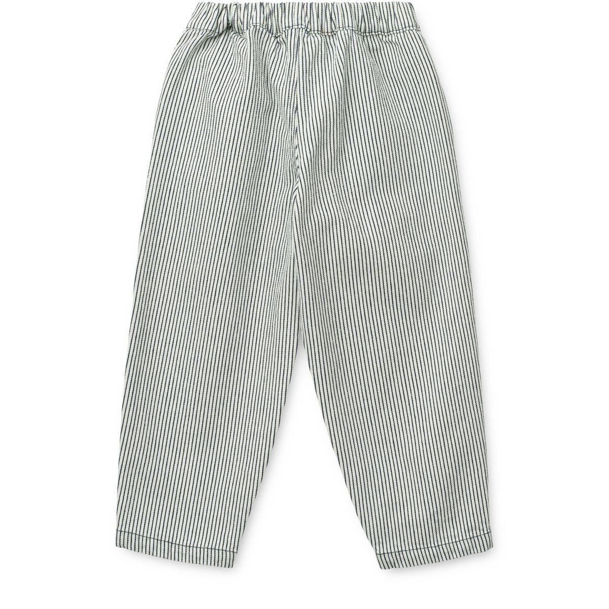 Borris Stripe Denim Trousers - Classic navy / Creme de la creme