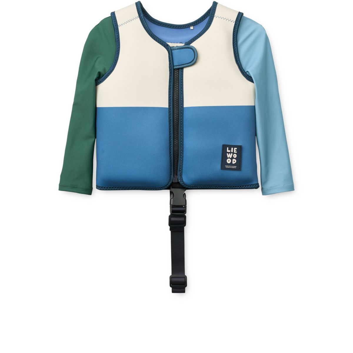 Liewood Dove Swim Vest with Sleeves - Riverside multi mix - SWIM VEST