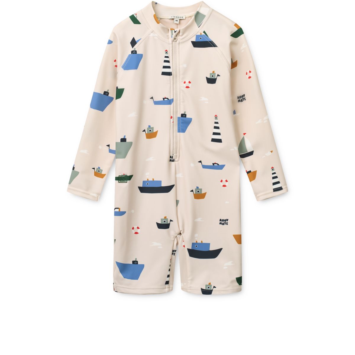 Max Long-sleeved Swim Jumpsuit - Sailing / Sandy