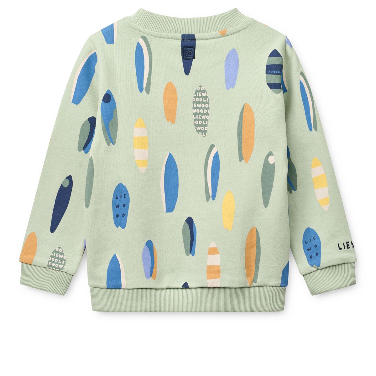 Thora Printed Sweatshirt - Boards / Light peppermint