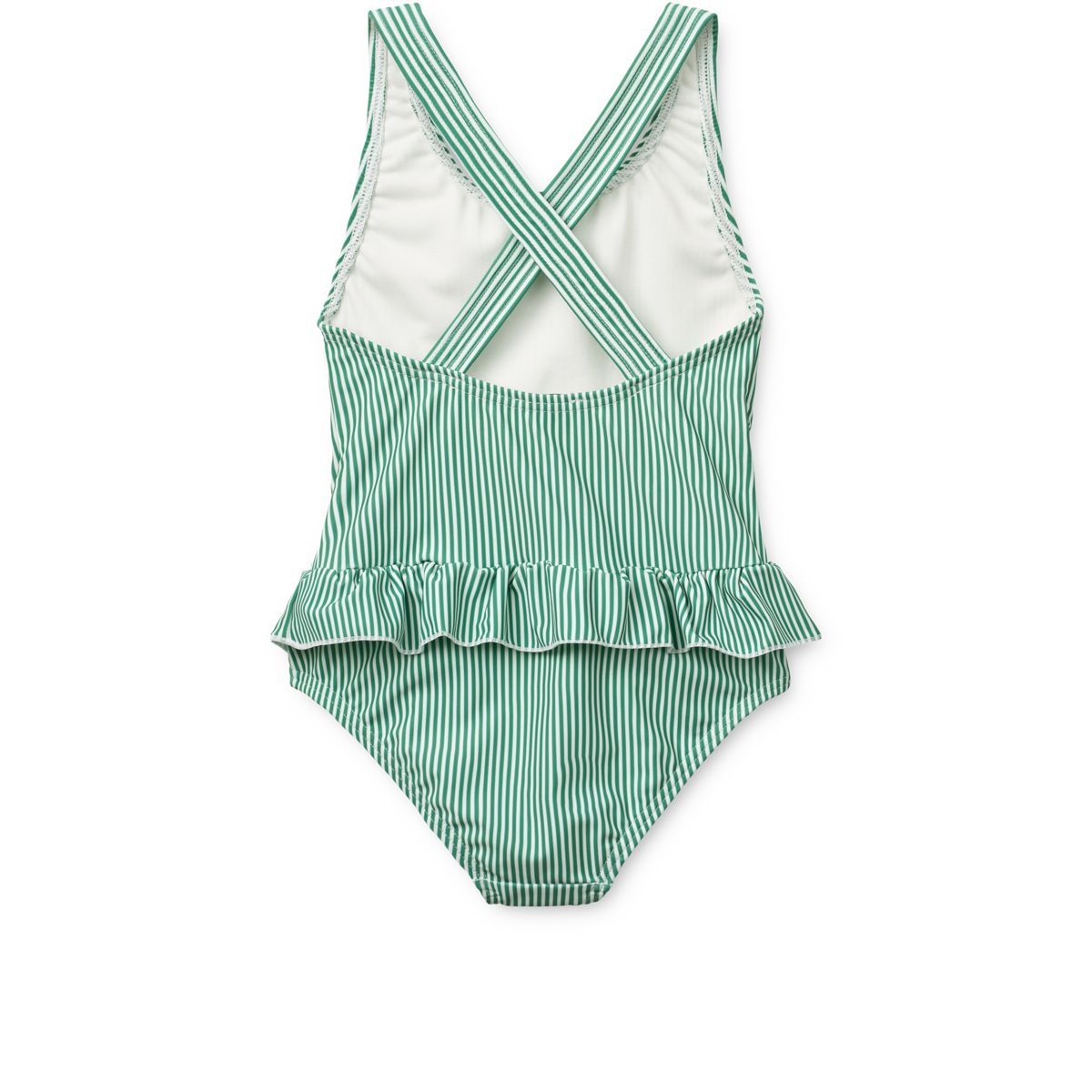 Amara Striped Swimsuit - Bright garden / Creme de la creme