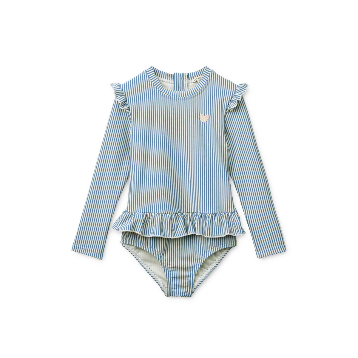 Liewood Sille Seersucker Swimsuit - Riverside / Creme de la creme - SWIMSUIT