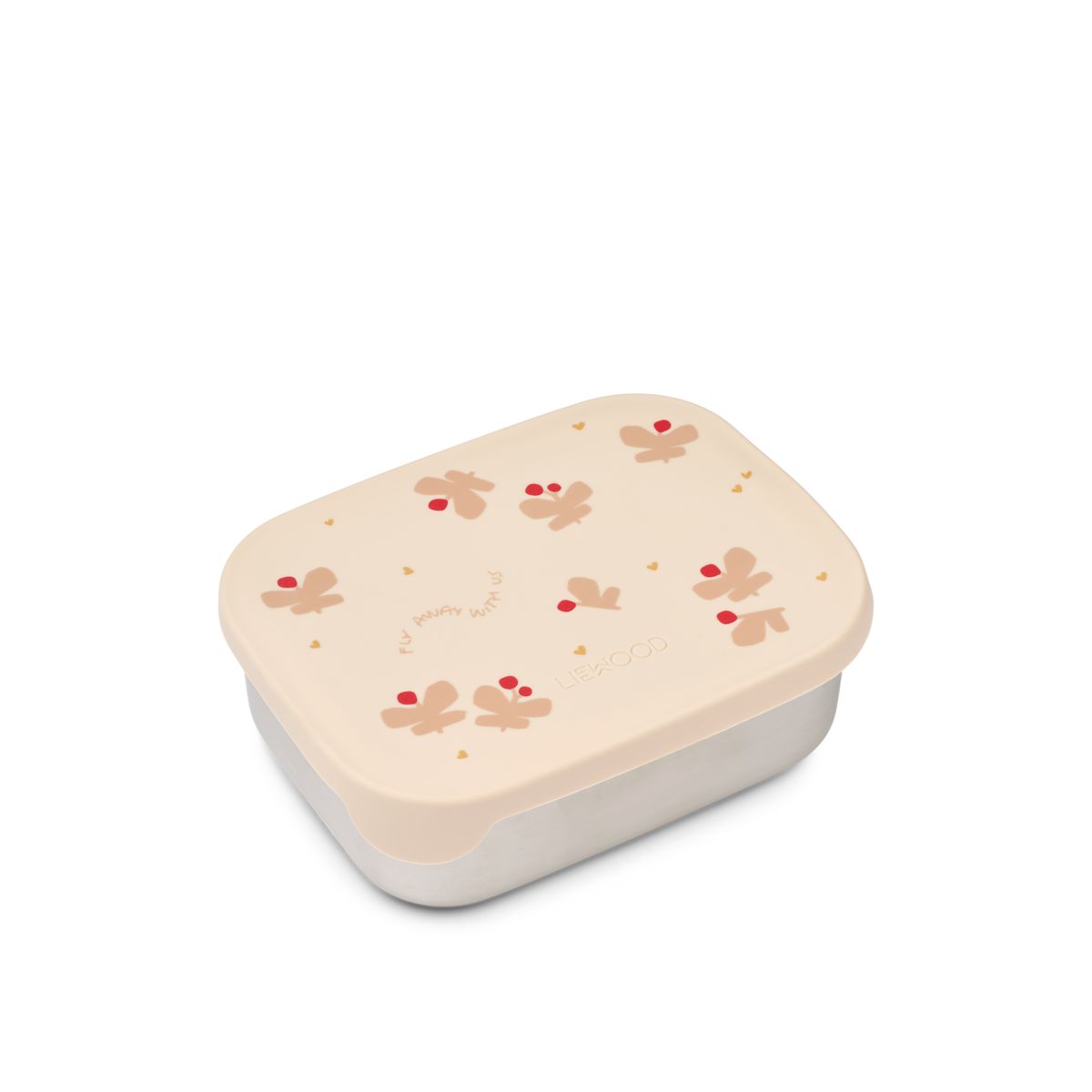 Liewood ARTHUR Steel Lunchbox - Butterfly / Apple blossom - LUNCHBOX
