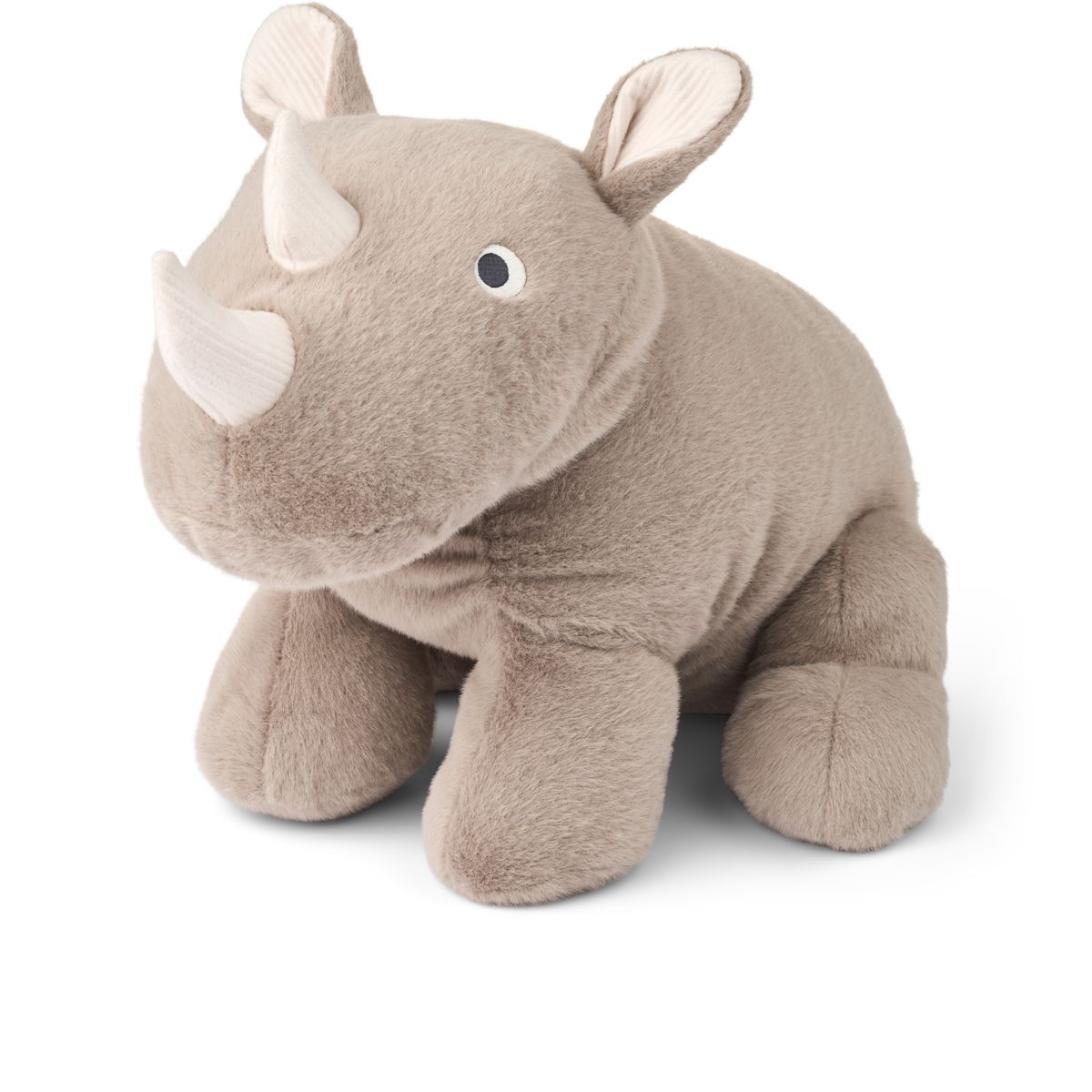 Barnaby Rhino Large Teddy - Stone beige