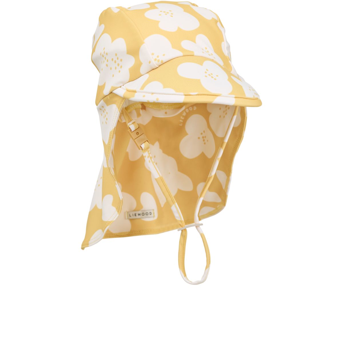 Cecilia Swim Hat - Flower / Lemon yellow
