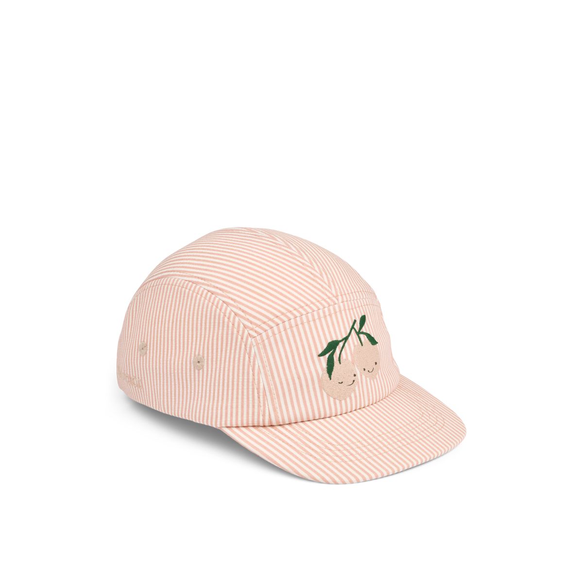 Liewood Rory Seersucker Cap - Y/D stripe Pale tuscany / Creme de la creme - HATS/CAP