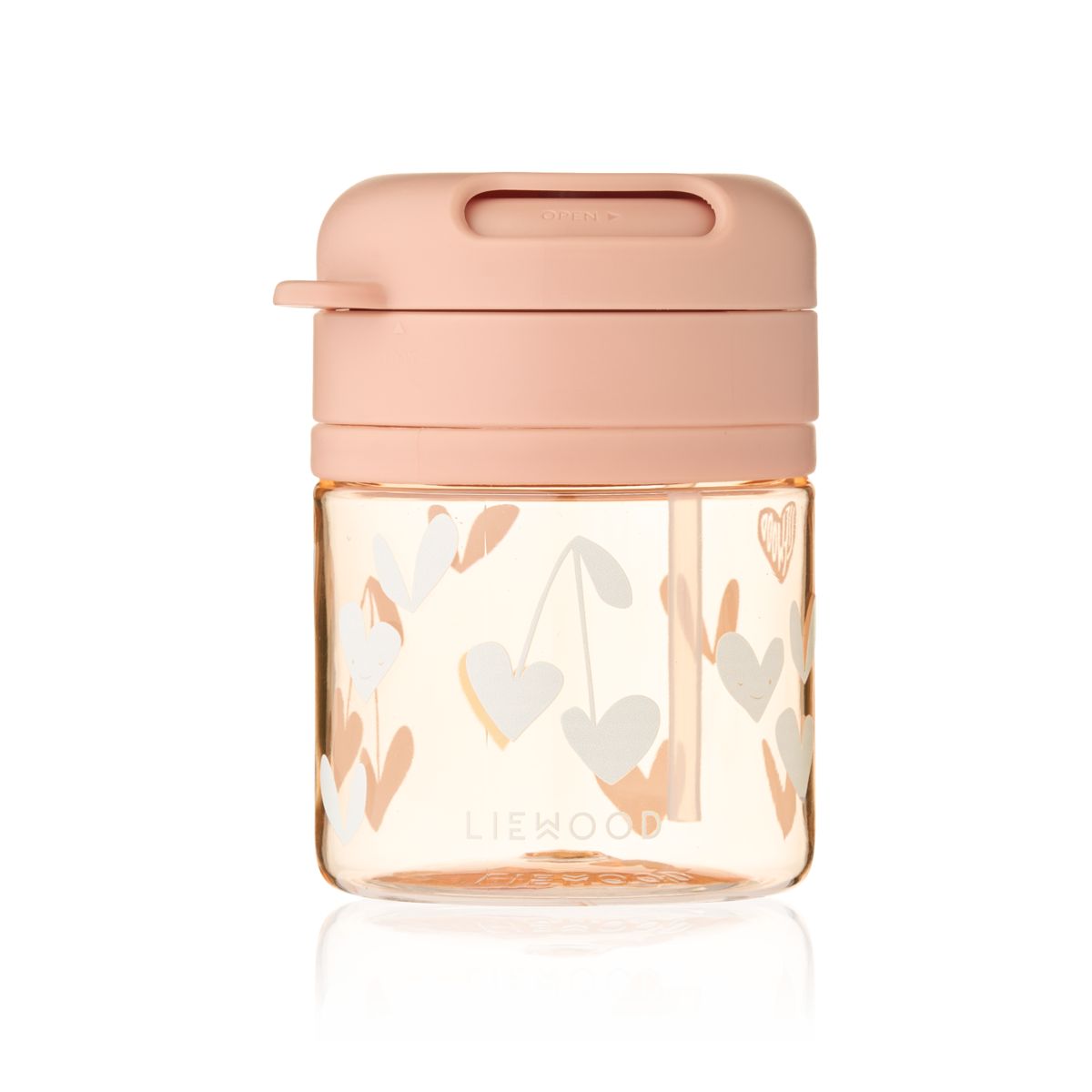 Liewood Pavia Tritan Straw Cup 280 ml - Sweethearts / Pale tuscany - CUP
