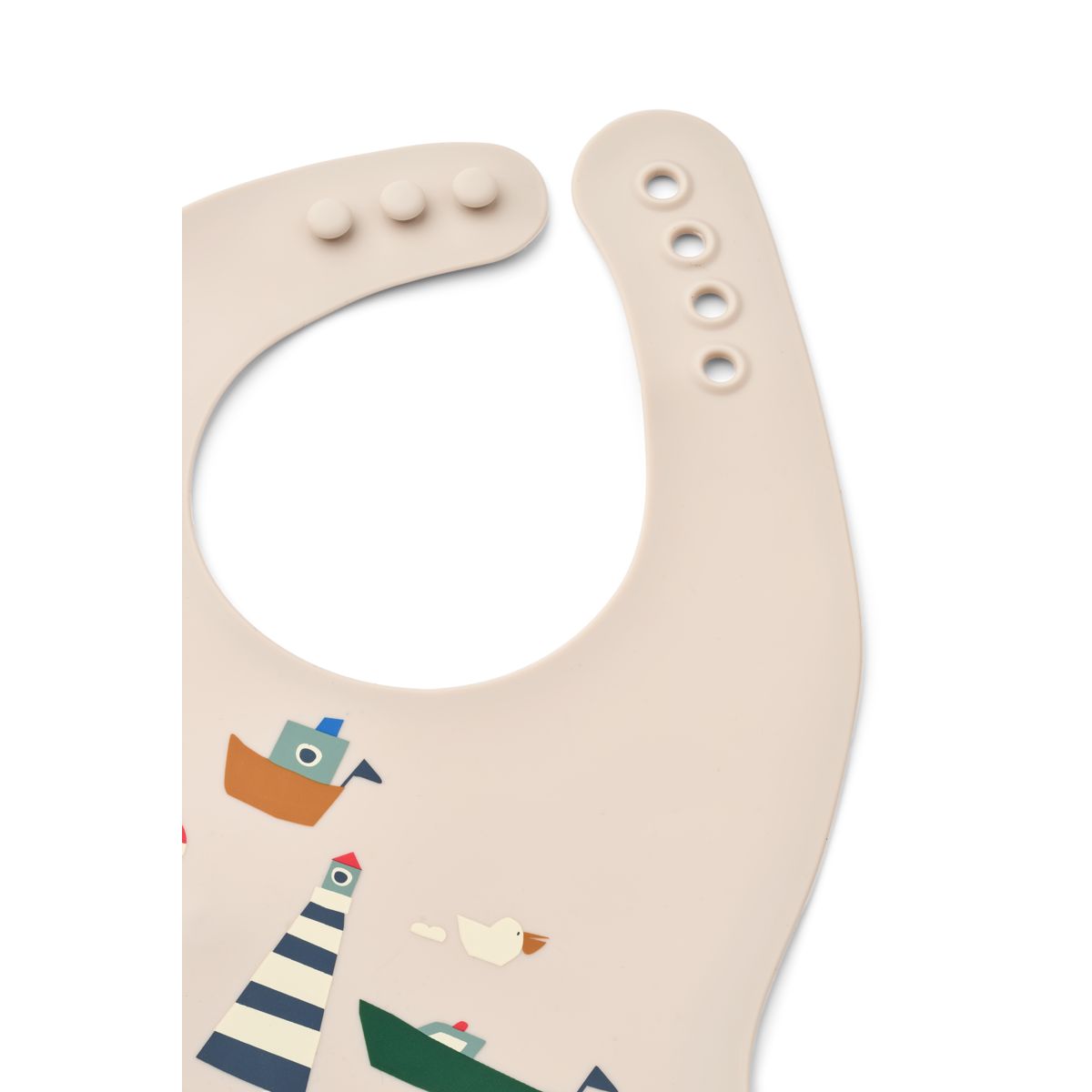 Ember Printed Bib 2-pack - Sailing / Sandy