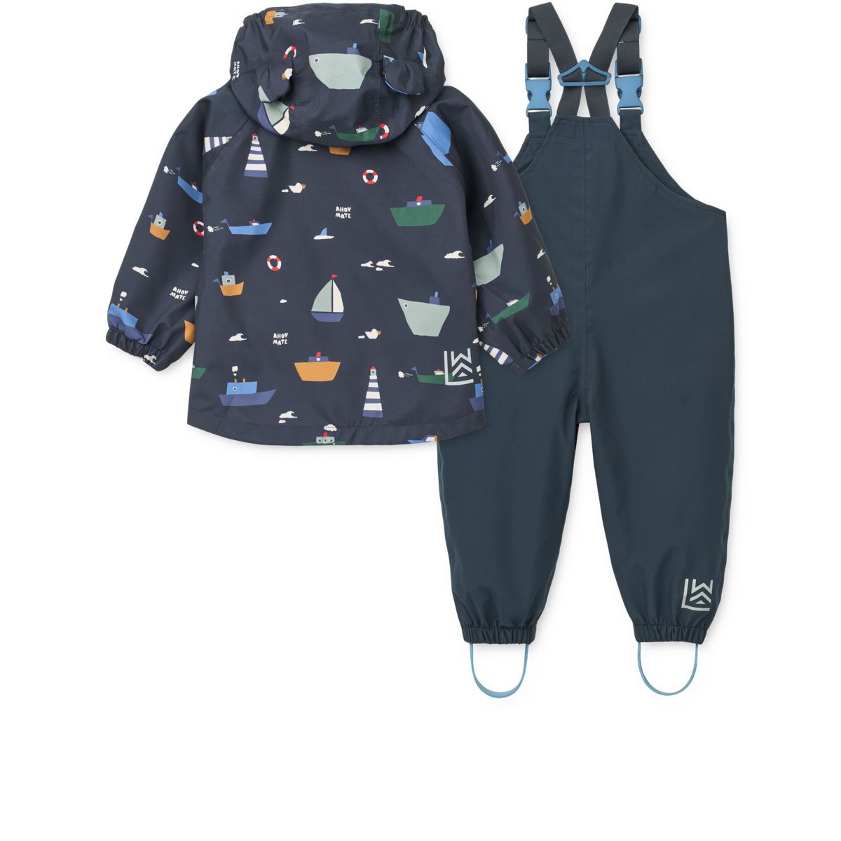 Liewood Manu Rainwear Set - Sailing / Classic navy - SET