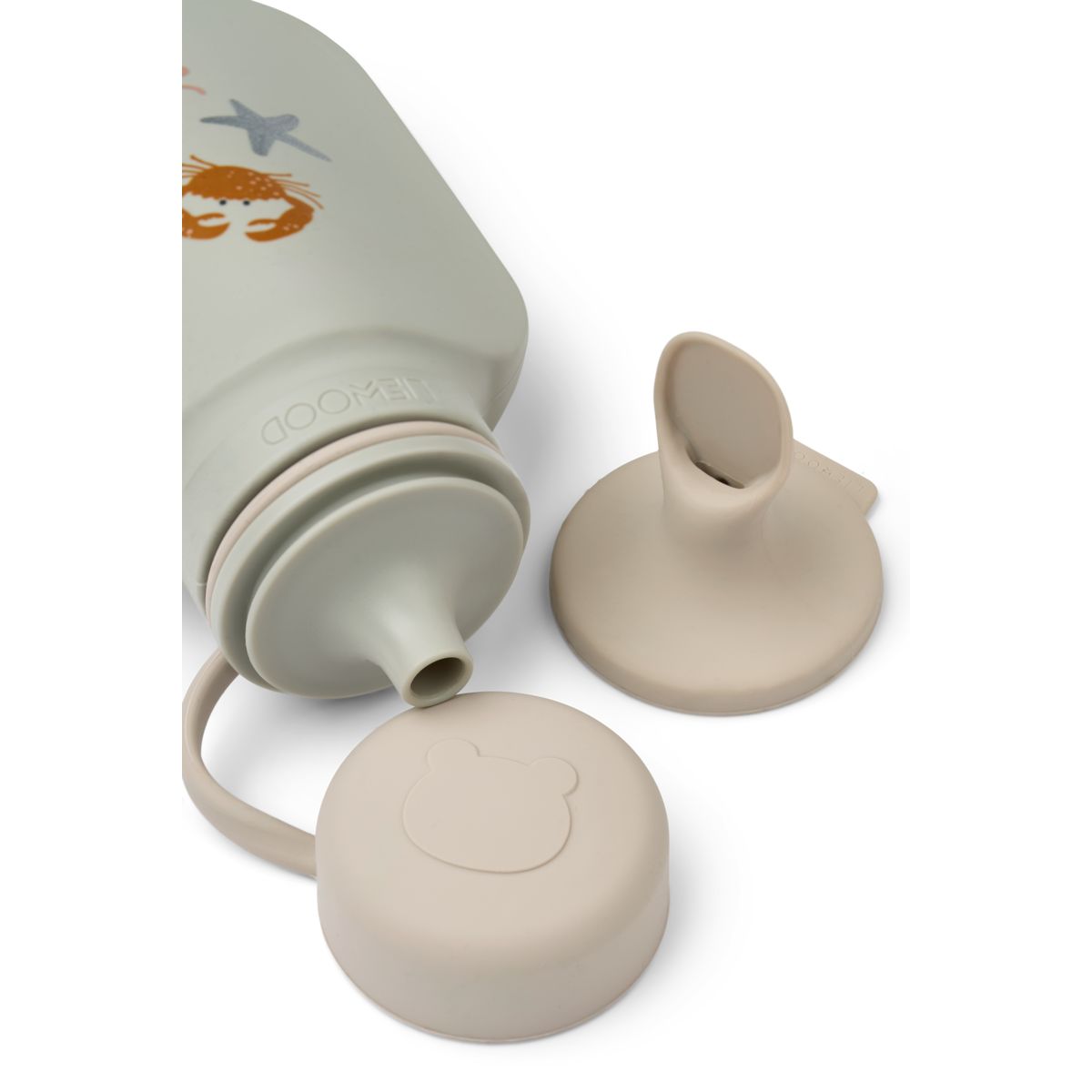 Liewood Lizzie Smoothie Bottle 2-pack - Sea creature / Sandy - SMOOTHIE BOTTLE