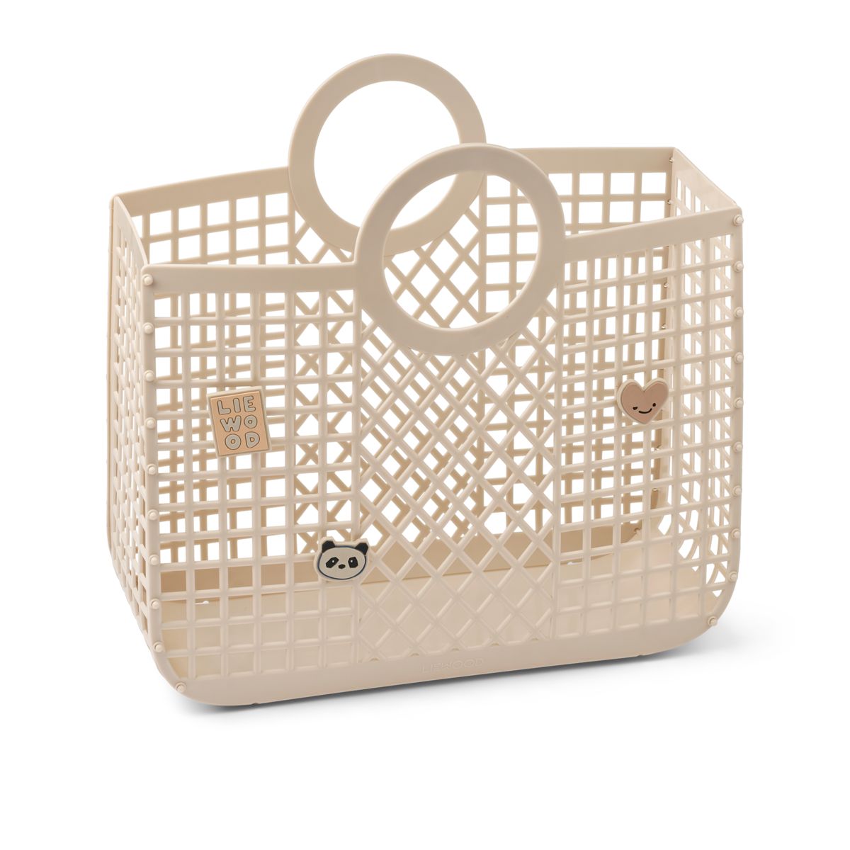 Liewood Bloom Basket with Charms - Sandy - BASKET BAG