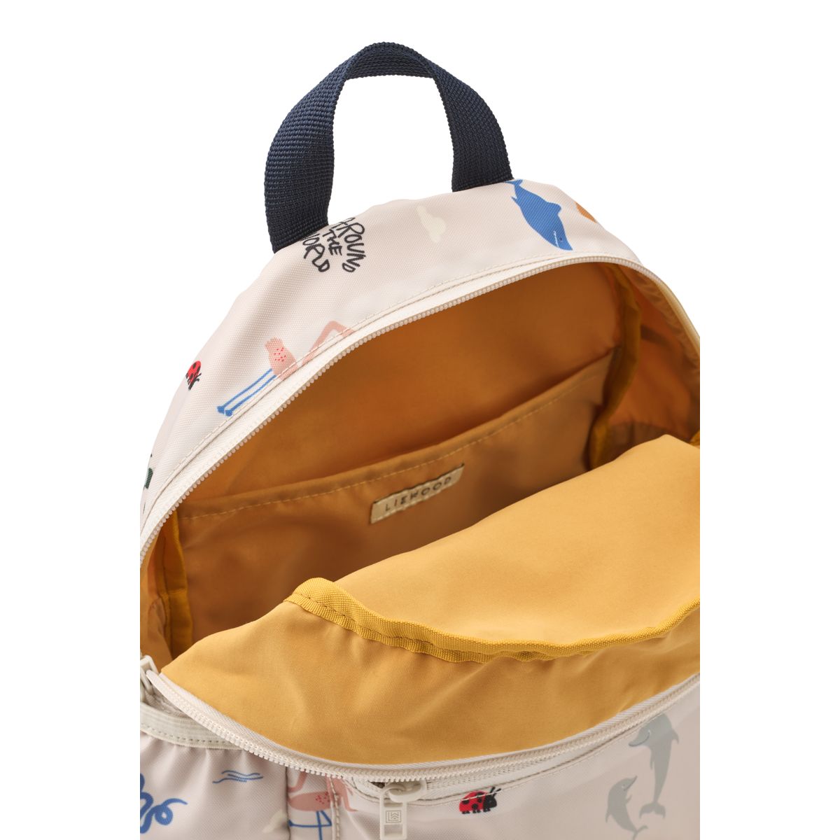 Liewood Andreas Backpack - Around the world / Sandy - BACKPACK