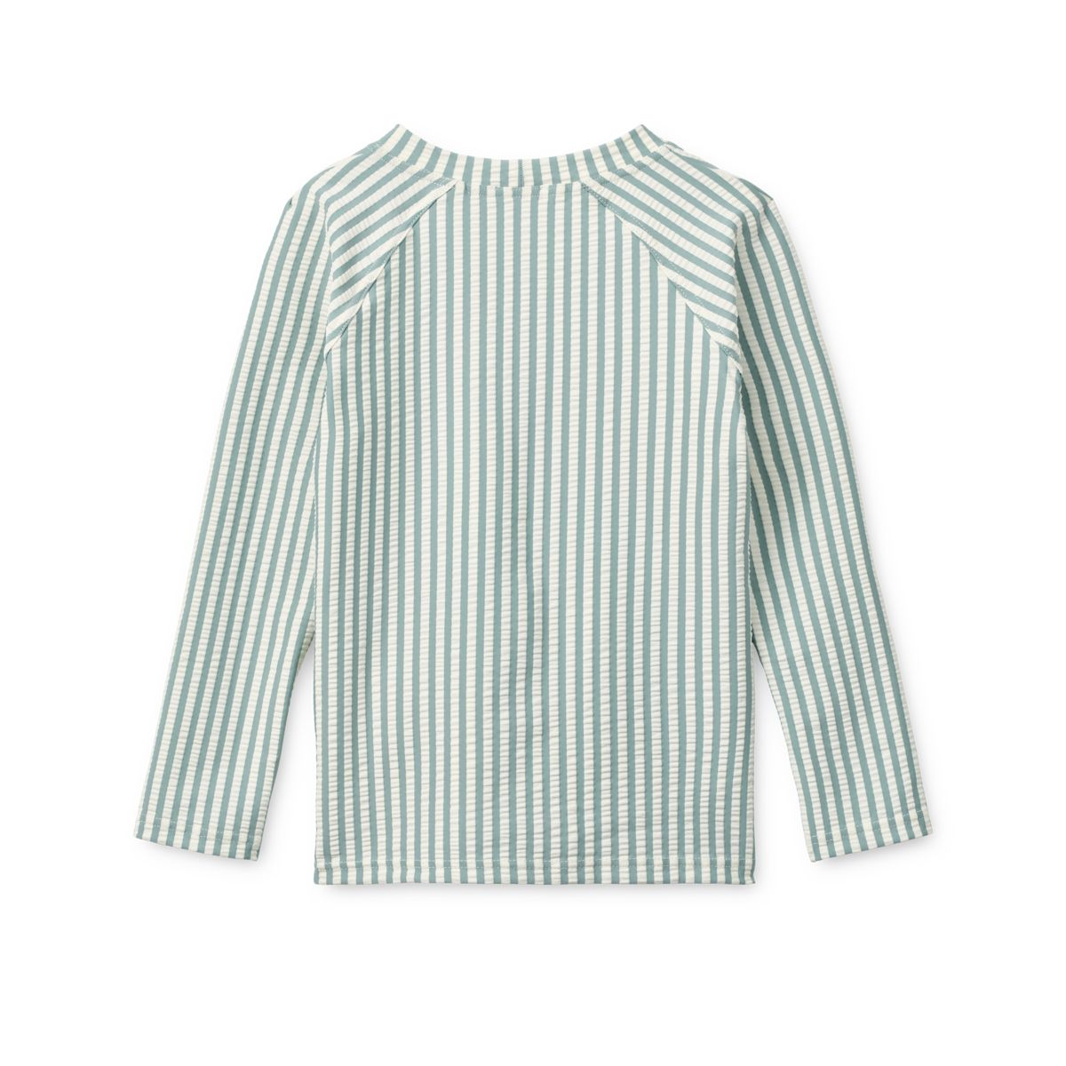 Noah Seersucker long-sleeved swim t-shirt - Peppermint / Sandy