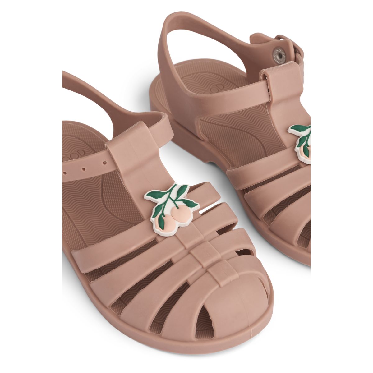 Liewood Bre Beach Sandals with Charms - Peach / Dark rose - BEACH SANDALS