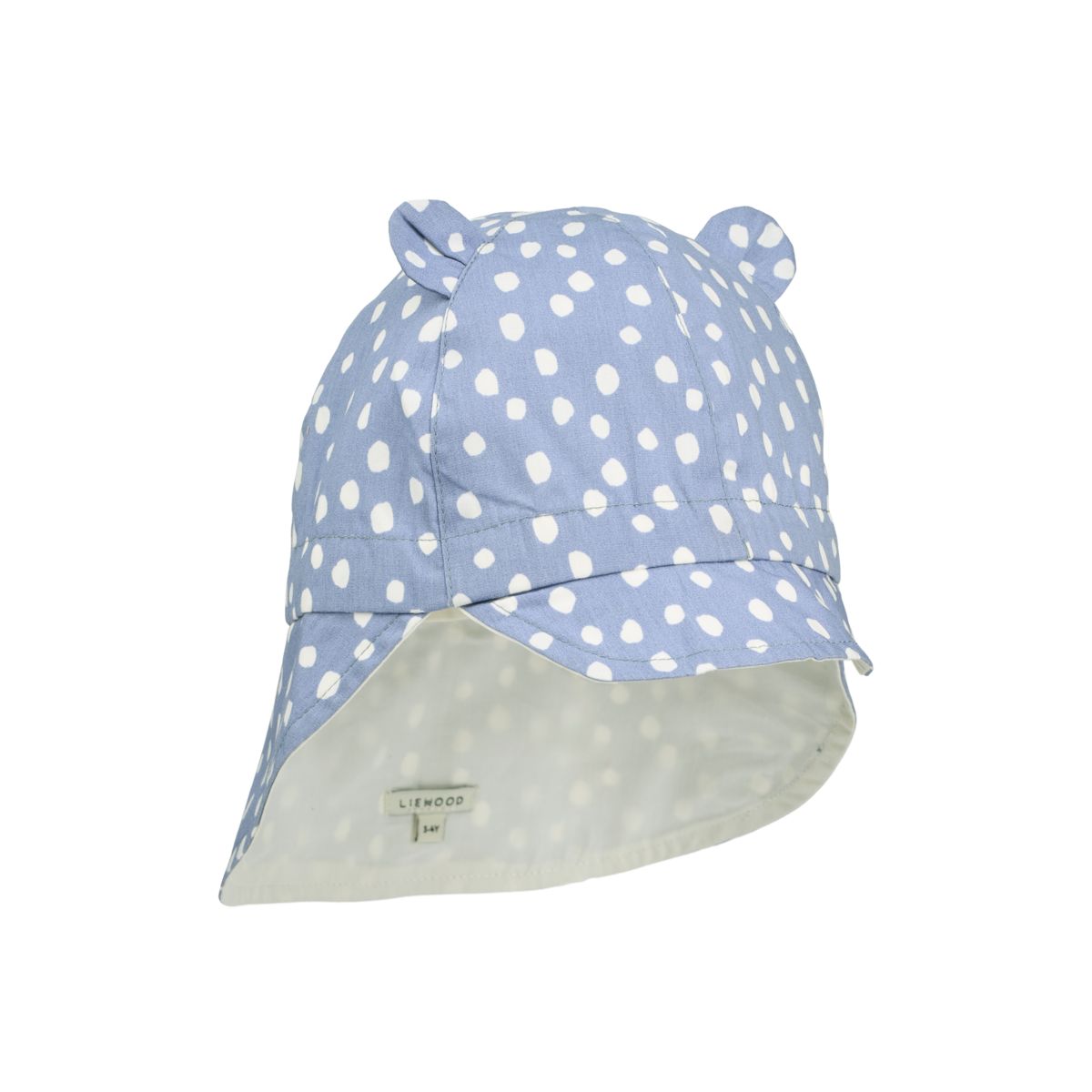 Gorm Reversible Sun Hat - Dot / Dusty lavender