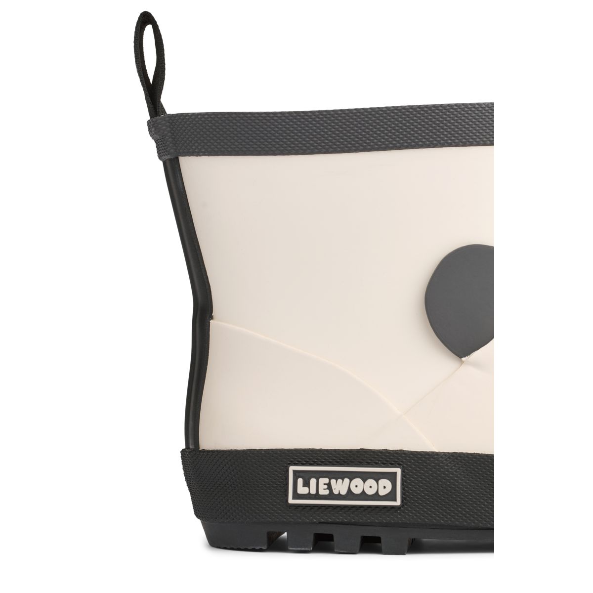 Liewood Tekla Short Panda Rain boots - Sandy / Dark grey - RUBBER BOOTS