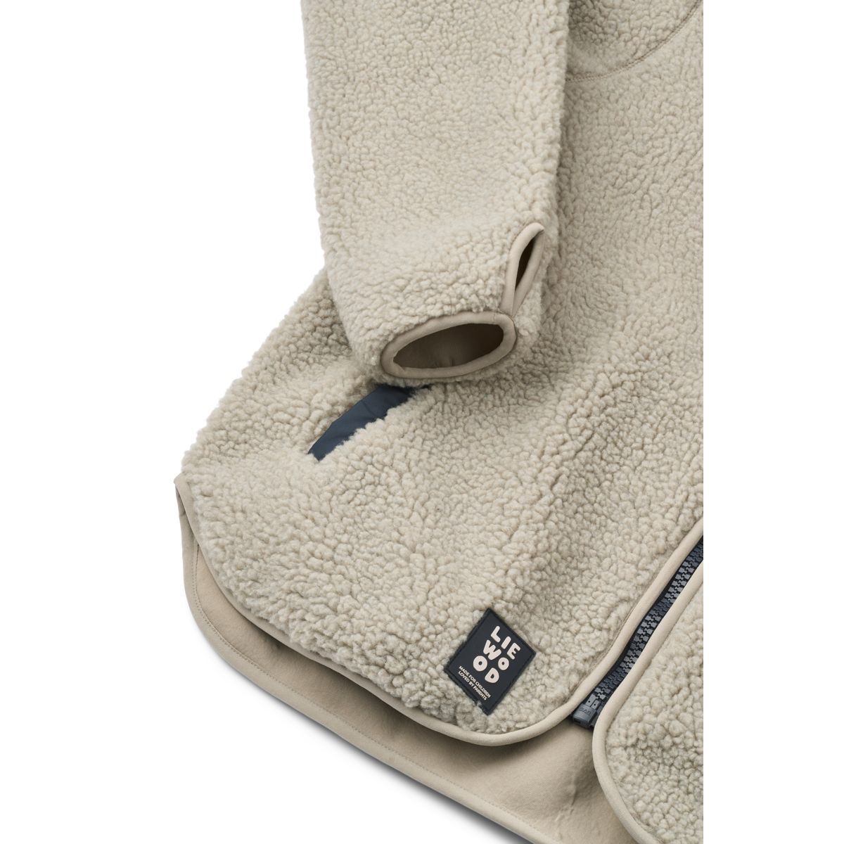 Liewood Nelson Pile Jacket For Adults - Mist - JACKET