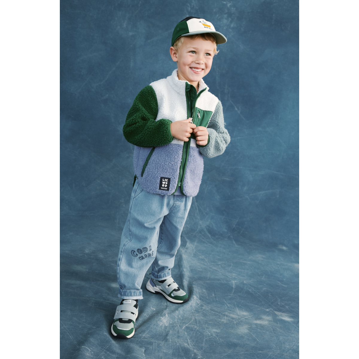 Liewood Nolan Pile Jacket - Dusty lavender multi mix - JACKET